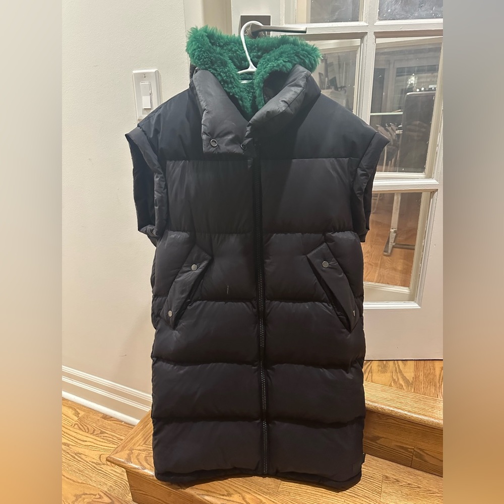 Yves Salomon feather down parka vest